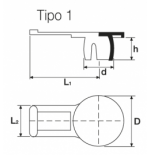 TSFL - Tappo a pressione 2 lamelle