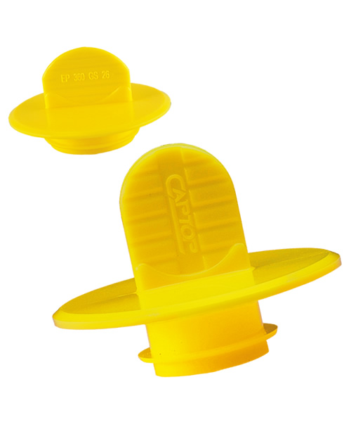 Snap-Fit Grip Plugs with large flange